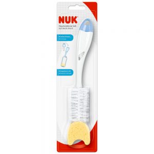 NUK SOFT BOTTLE BRUSH WITH SPONGE 386097