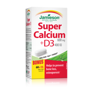 Super Calcium+Vit.D3*600Mg+400Iu 75Tb