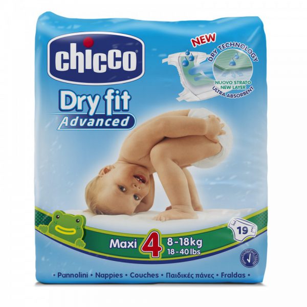 Ch Pann Dry Fit Maxi Nr4 8-18Kg 19Pz