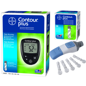 Contour Plus Aparato Diabete + 5 Test Strisce