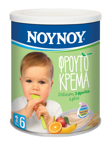 Noynoy Baby Pappa Lattea 3 Mixed Fruits 300G 6M+