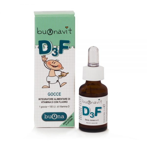 BUONAVIT D3 FLUORO GOCCE (0,25+0,01)MG *12ML