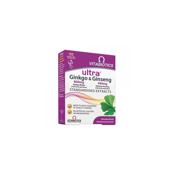 Ultra Ginkgo & Ginseng (800+150Mg) *60Tab