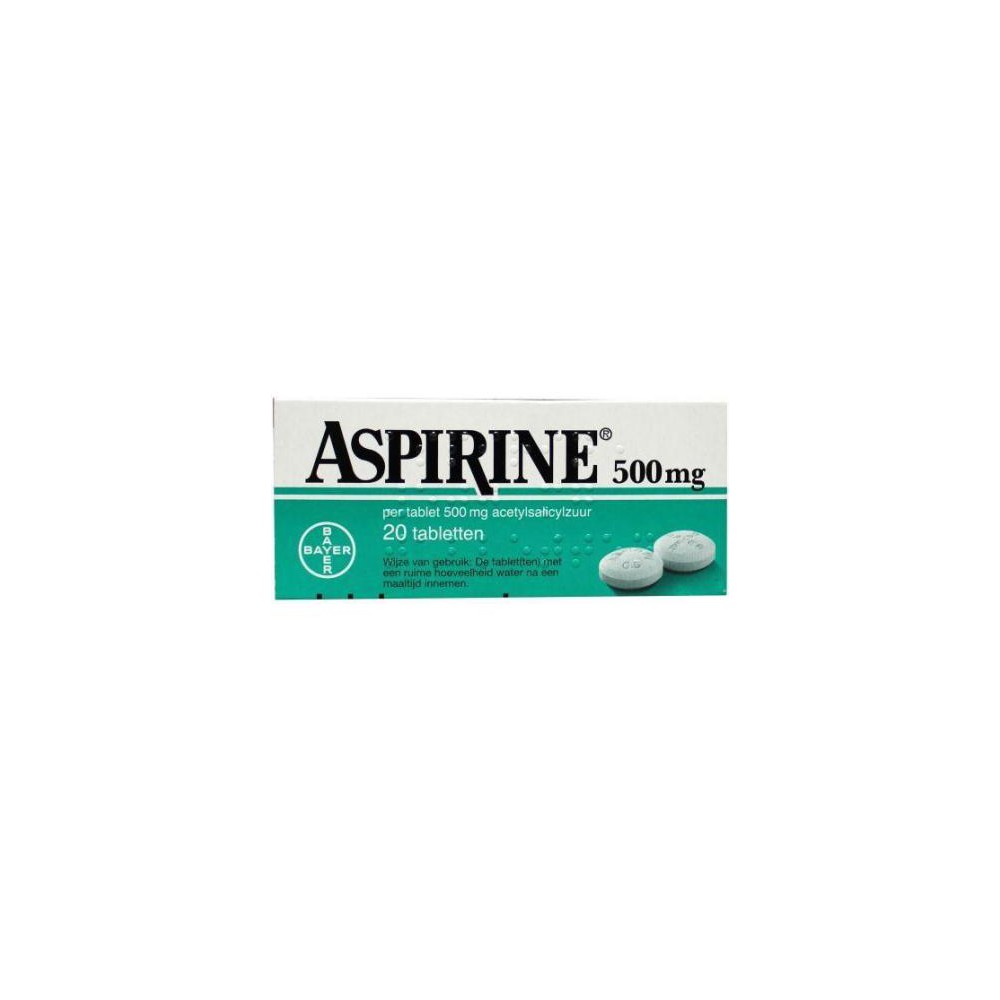ASPIRIN BAYER*500MG 20TABL FARMATECH
