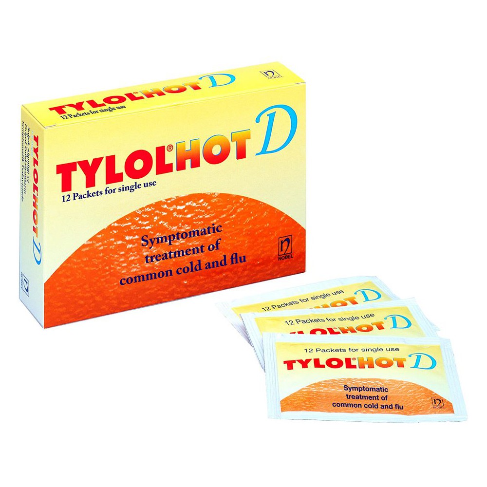 TYLOL HOT D *(500+4+60)MG 12PAKETA – FARMATECH