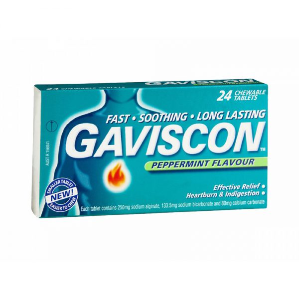 GAVISCON *MAST DOUBLE ACTION 24 TAB