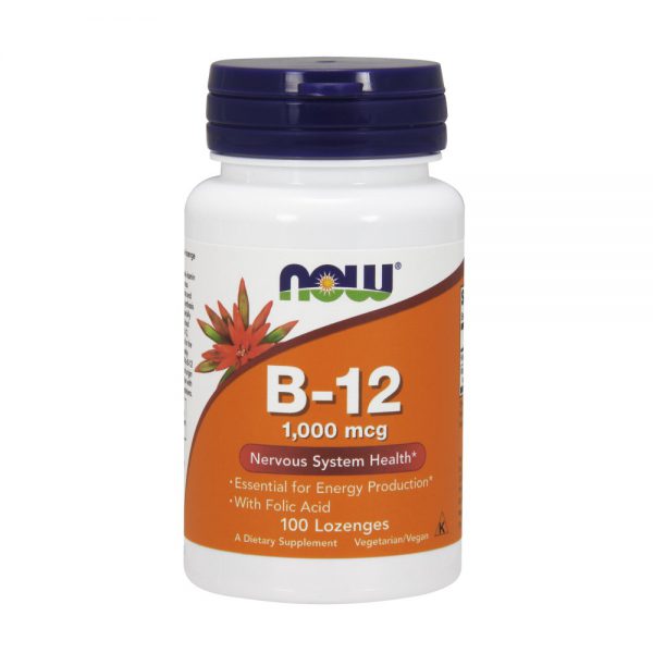 VITAMINE B12 NOW *1000MCG 100TAB