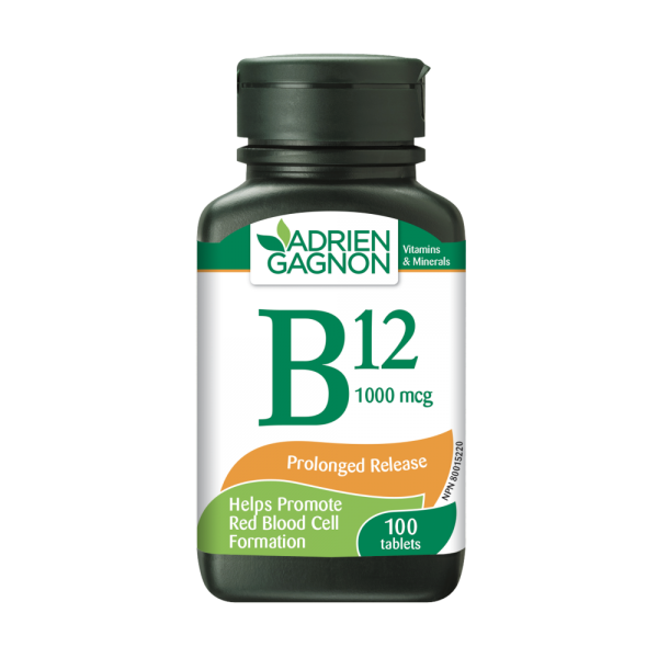 ADRIEN GAGNON VITAMINE B12 1000MCG *100TABL