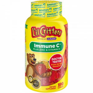 LIL CRITTERS IMMUNE C.ZN, VIT D *190 GUMMIES