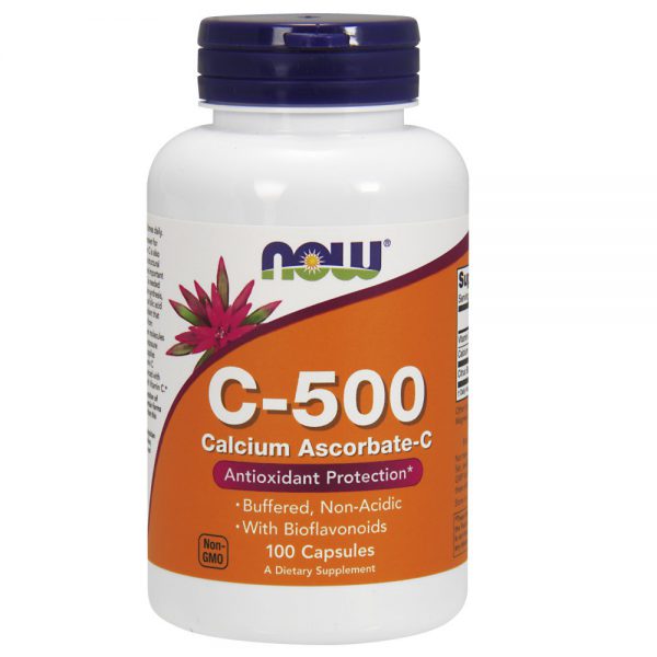 NOW VITAMIN C-500MG +CA ASCORBATE *100 CAPS