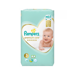 PAMPERS PREMIUM CARE 3 (6-10KG) *60PZ