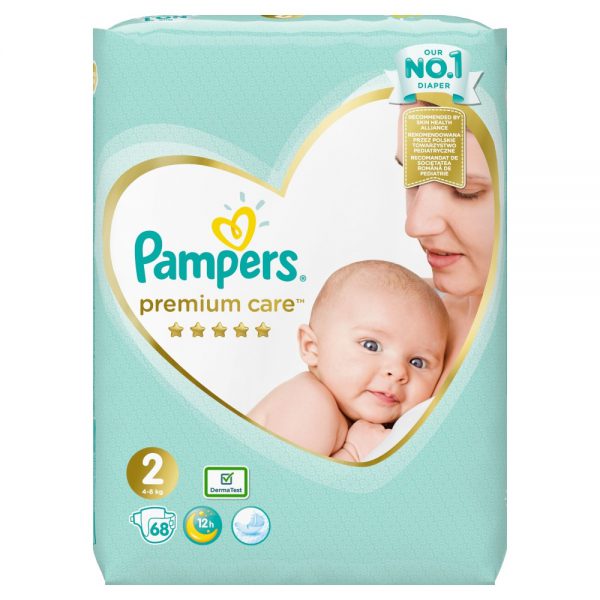 PAMPERS PREMIUM CARE 2 (4-8KG) * 68PZ