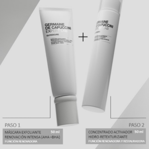 Alternative view of GERMAINE DE CAPUCCINI GLYCOCURE PEEL SYSTEM AT HOME SET - set promocional kunder njollave
