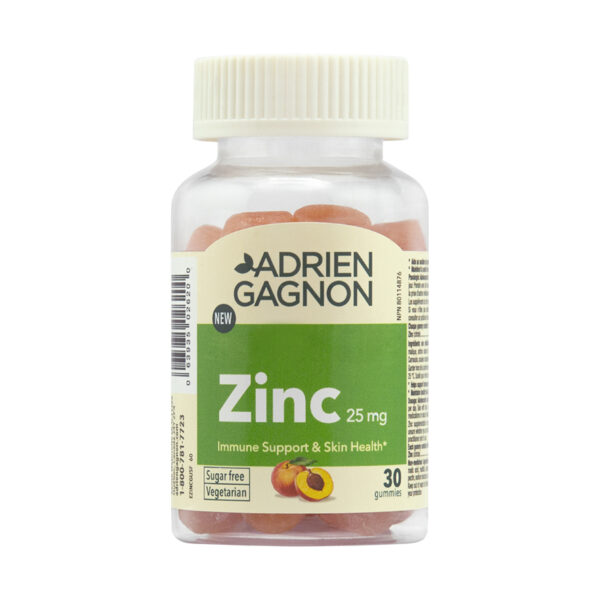 ADRIEN GAGNON ZINC 25MG *30 GUMMIES FARMATECH