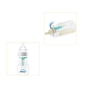 Alternative view of AVENT BIB ANTI-COLIC AIR FREE 0+M *125ML SCF810/14