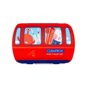 Alternative view of CURAPROX TRAVEL SET KIDS RED - kit për udhëtime për fëmijë