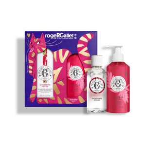 ROGER&GALLET SET XMAS GINGEMBRE ROUGE FRAGRANT WATER 100ML+BODY LOTION 250ML - set promocional