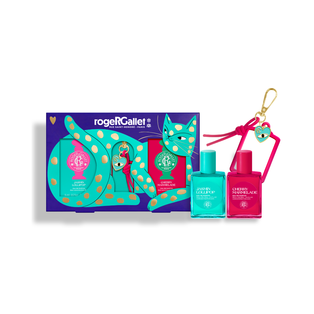 ROGER & GALLET SET XMAS JAMSMINE/CHERRY+GIFT - set promocional